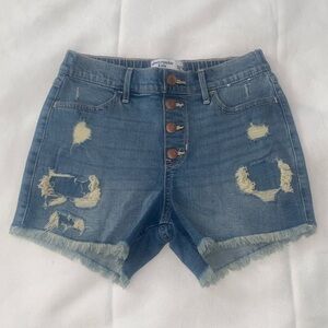 Abercrombie Kids High-rise Mini Mom Shorts Size 13/14